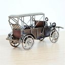 Creative Home Decoration Iron Model Knick-knacks Handmade Vintage Classic Car Model Gray