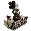 Creative Home Decoration Iron Model Knick-knacks Vintage Tank Model Bronze