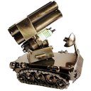 Creative Home Decoration Iron Model Knick-knacks Vintage Tank Model Bronze