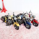 Creative Home Decoration Iron Model Knick-knacks Vintage Motorcycle Model Yellow