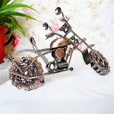 Creative Home Decoration Iron Model Knick-knacks Chain Motorcycle Model Bronze