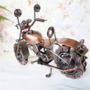 Creative Home Decoration Iron Model Knick-knacks Chain Motorcycle Model Bronze