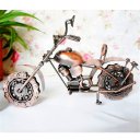 Creative Home Decoration Iron Model Knick-knacks Chain Motorcycle Model Bronze