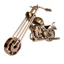 Creative Home Decoration Iron Model Knick-knacks Chain Motorcycle Model Bronze