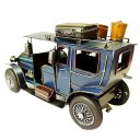 Creative Home Decoration Iron Model Knick-knacks Vintage Antique Car Model Blue