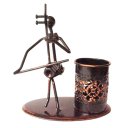 Creative  Home Decoration Iron Model Knick-knacks Pens Container Bronze