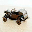 Creative Home Decoration Iron Model Knick-knacks Retro Classic Car Model Gray