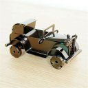 Creative Home Decoration Iron Model Knick-knacks Retro Classic Car Model Gray