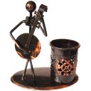 Creative  Home Decoration Iron Model Knick-knacks Pens Container Bronze