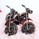 Creative Home Decoration Iron Model Knick-knacks Long Chain Motorcycle Model Bronze