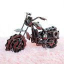 Creative Home Decoration Iron Model Knick-knacks Long Chain Motorcycle Model Black