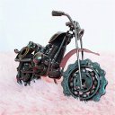 Creative Home Decoration Iron Model Knick-knacks Long Chain Motorcycle Model Black