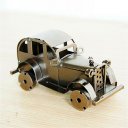 Creative Home Decoration Iron Model Knick-knacks Retro Classic Car Model Gray