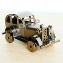 Creative Home Decoration Iron Model Knick-knacks Retro Classic Car Model Gray