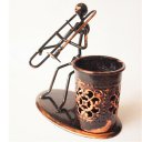 Creative  Home Decoration Iron Model Knick-knacks Pens Container Bronze