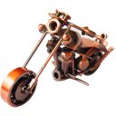 Creative Home Decoration Iron Model Knick-knacks Metal Motorcycle Model Bronze