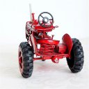 Creative Home Decoration Iron Model Knick-knacks Vintage Tractor Model Large One Red