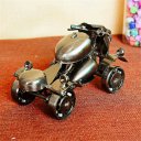 Creative Home Decoration Iron Model Knick-knacks Beach Motorcycle Black