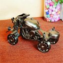 Creative Home Decoration Iron Model Knick-knacks Beach Motorcycle Black