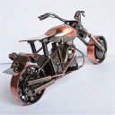 Creative Home Decoration Iron Model Knick-knacks Beach Motorcycle Bronze