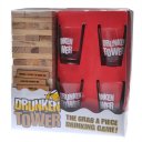 Wooden Tower Layers Building Blocks Folds High Toy Drinking Game