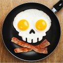 Creative Household Articles Kitchen Utensils Skull Head Shaped Omelette Ring