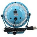 815 Desktop Fan USB Power Supply 360° Rotating 2 Speeds Mini Portable Fan