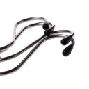 Round S Shaped Hooks Stainless Steel Metal 4 Pieces/Pack