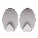 Strong Adhesive Hooks Seamless Hooks Bearing Capacity 1kg 2 Pieces/Pack