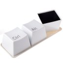 Creative Keyboard Cup 3 Cup with 1 Tray