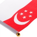 National Flag of Countries Hand Waving Flag with Pole 100pcs