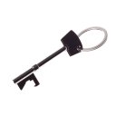 GX-122 Stainless Steel Key Chain Ring Beer Bottle Opener Silver