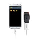 OTG Convertor For Android System Phones White 400mm