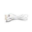 3 in 1 Data Cable Charging Cable For IOS Android 600mm White