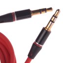 3.5mm Audio Extension Cable Male to Male Audio Connection Cord Car Use AUX Cable Red