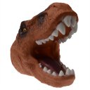 Dinosaur Head Hand Gloves Puppet Velociraptor Head Toy Maroon