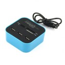 2 in 1 USB 2.0 3-Port Hub MS/SD/MMC/TF Card Reader