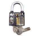 Transparent Professional Visible Padlock Lock for Locksmith Lock Training Trainer