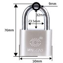 50mm Wide Iron Padlock Security Lock Water Resistant Anti-rust