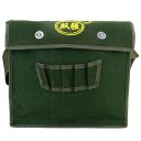 Hardware Tool Multi Function Canvas Bag Shoulder Bag For Electrician Green