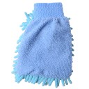 Car Household Use Chenille Superfine Fibers Clean Dishcloth Coral Gloves Blue