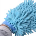 Car Household Use Chenille Superfine Fibers Clean Dishcloth Coral Gloves Blue