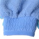 Car Household Use Chenille Superfine Fibers Clean Dishcloth Coral Gloves Blue