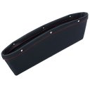 Car Seat Gap Filler Pocket Organizer Catcher Suitable for Most Automobiles Black