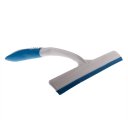 Car T Shape Water Squeegee Wiper Blade Pad Phone Pasting Tool Blue