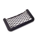 Universal Car/Vehicle Storage Net Bag Phone Holder Pocket Organizer Black