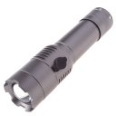 T6 Flashlight Outdoor Strong Light Flashlight  Highlight Blasting Flash Light Gray