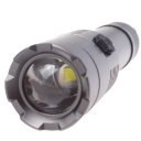 T6 Flashlight Outdoor Strong Light Flashlight  Highlight Blasting Flash Light Gray