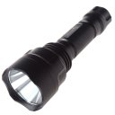 T6 Flashlight Outdoor Strong Light Flashlight  Highlight Blasting Flash Black