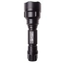 T6 Flashlight Outdoor Strong Light Flashlight  Highlight Blasting Flash Black